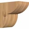 Ekena Millwork Crestline Smooth Corbel, Western Red Cedar, 3 1/2"W x 6"D x 6"H COR04X06X06CRE00SWR - alternate 1